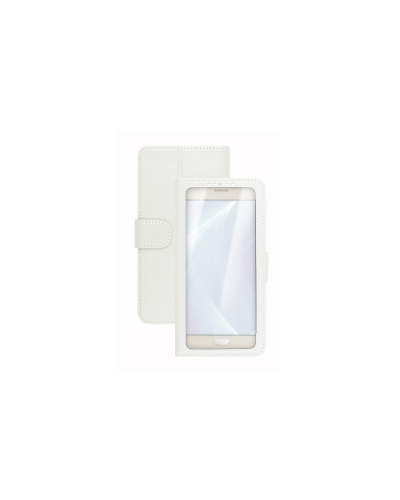 UNICA VIEW - Custodia universale con display a vista, funzione stand compatibile con gli smartphone da 4.5" a 5" dimensione dis