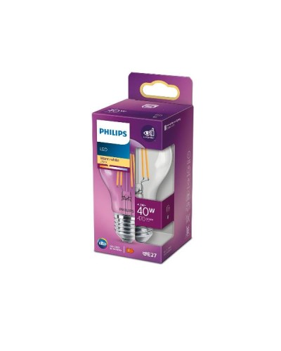 PHILPS - LAMPADA A GOCCIA BIANCA CALDA A LED