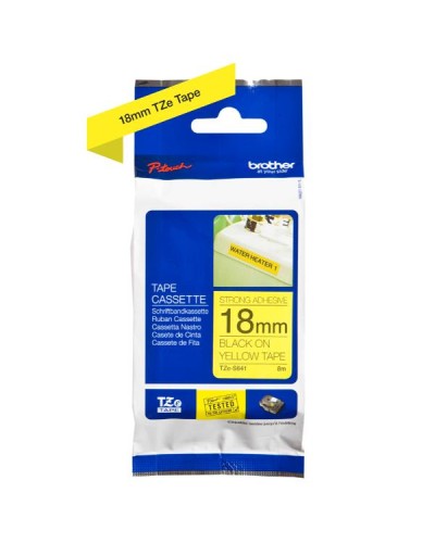 NASTRO 18MM NERA/GIALLO ADES RESIS