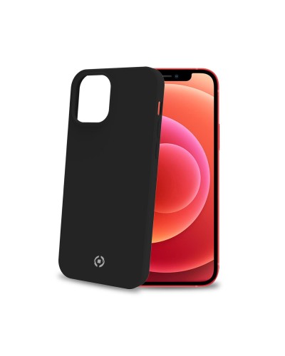 CROMO - Cover in morbido TPU con finitura soft touch colore nero compatibile con Apple iPhone 12 Pro Max