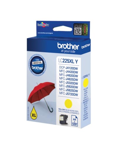 Cartuccia inchiostro Gialla Brother LC225XLY