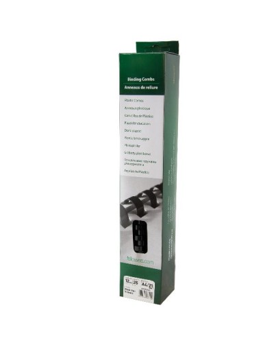 CF25 DORSO PLASTICO D12MM NERO