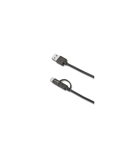 USBCMICRO - Cavo USB-A a Micro Usb, adattatore con porta USB-C, lunghezza cavo 1 metro, potenza massima 15 Watt
