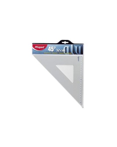SQUADRA 32 CM 60°  ALLUMINIO