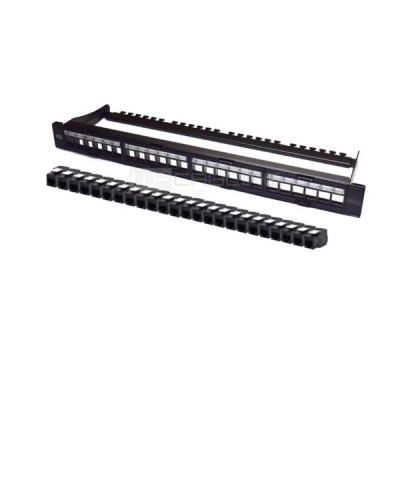 PANN.1U CON 24 RJ45U CAT.6A NERO
