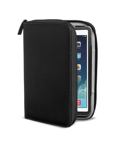 ORGANIZER - Custodia organizer morbida similpelle compatibile con Apple iPad Air 2013
