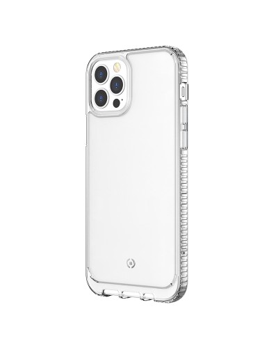 HEXALITE - Cover trasparente semi rigida, ultra resistente in Poliuretano + Policarbonato compatibile con Apple iPhone 12 Pro M