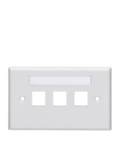 LEVITON -PIASTRA FRONTALE ORIZZONTALE A 3 PORTE