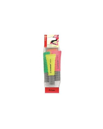 AST4 STABILO NEON COL ASS
