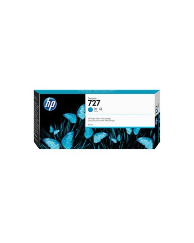 HP 727 Cartuccia Inchiostro DesignJet Ciano 300ml