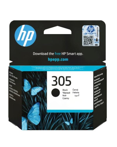 Cartuccia di inchiostro nero originale HP 305
