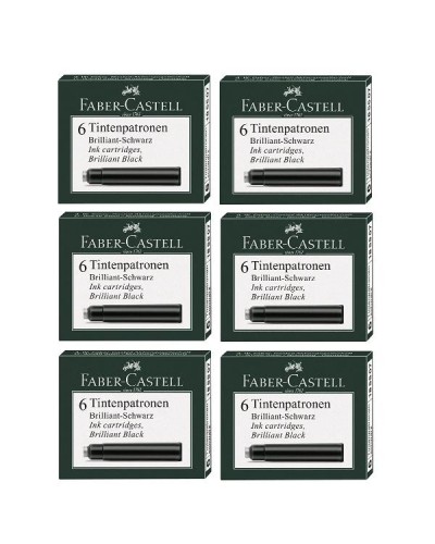 CARTUCCE X STILOGRAFICA NERO 6PZ