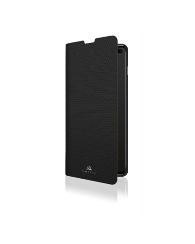 BOOKLET - Custodia a libro in pelle sintetica colore nero, funzione stand slot per carte e chiusura magnetica compatibile con S