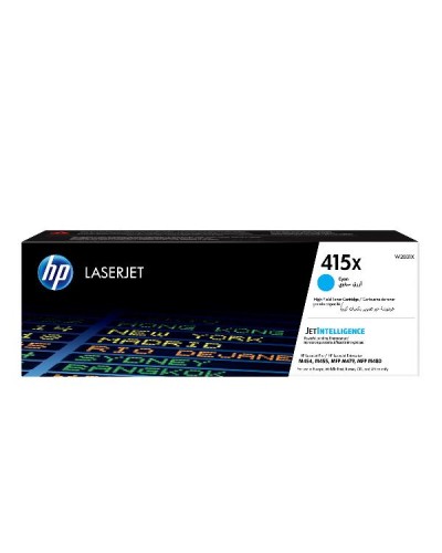 HP 415X Toner Originale Ciano Alta Capacità