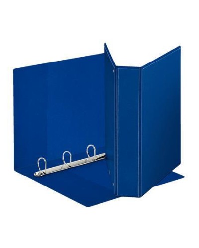 Raccoglitore Display PP Maxi 4 anelli 50mm Blu