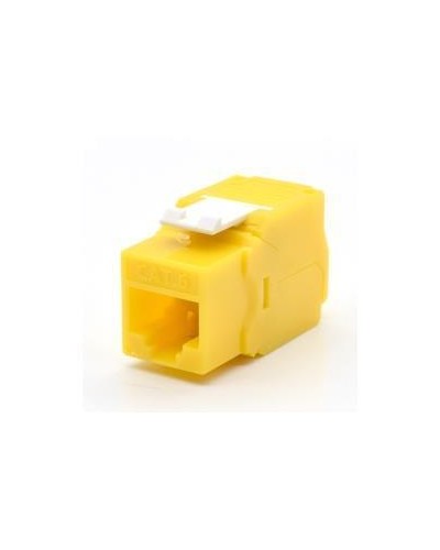 PRESA RJ45U CAT.6  GIALLO