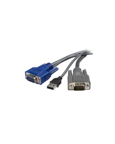 Cavo KVM ultra-sottile VGA USB 2 in 1 1,8 m