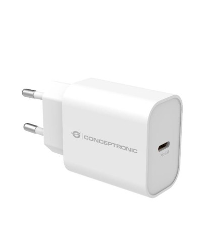 MINI USB CHARGER 20W WHITE USB-C