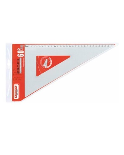 SQUADRA ALLUMINIO PROFIL 60° CM 25