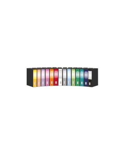 Registratori DOX 1 a leva in cartone rosso