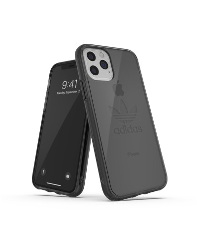 ADIDAS ORIGINALS - Cover trasparente in TPU con bordi rialzati compatibile con Apple iPhone 11 Pro