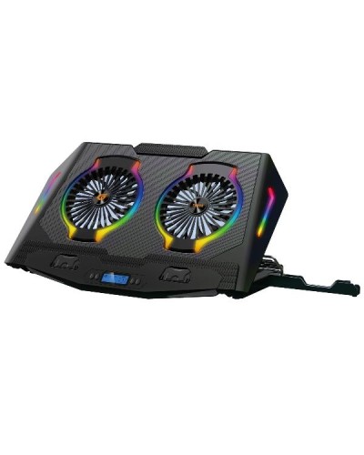 SUPPORTO DI RAFFREDDAMENTO NOTEBOOK A 2 VENTOLE - GAMING