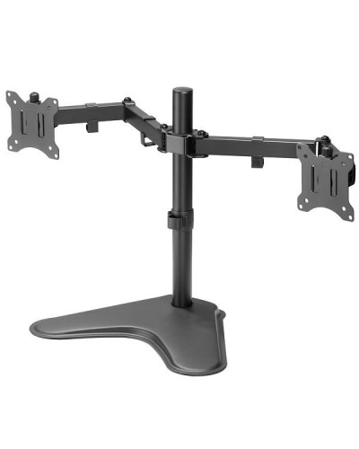 EQUIP - STAFFA DOPPIO MONITOR 17"-32" DA SCRIVANA, 360°