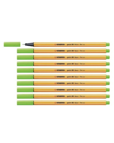 CF10 FINELINER POINT 88 VERDE NEON