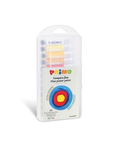 Tempera fine in tubetto - 12 colori