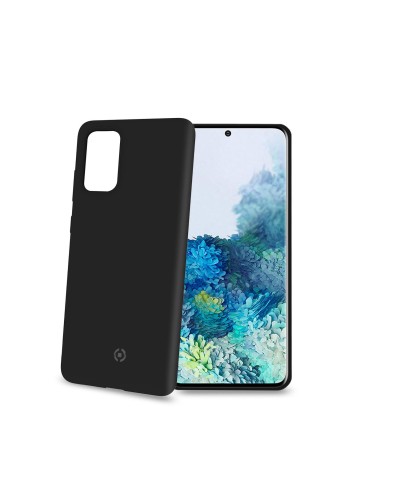 FEELING - Cover morbida in silicone liquido con finitura soft touch e bordi anti scivolo colore nero compatibile con Samsung Ga