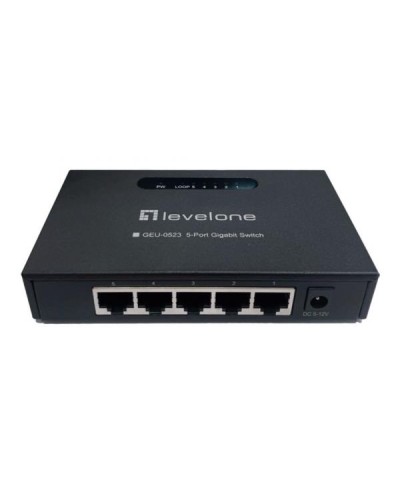 LEVELONE GEU-0523 - SWITCH 5-PORTE GIGABIT Metallo