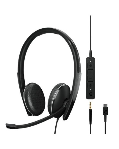 ADAPT 165T USB II, USB-C e Jack 3,5 mm, Cuffia stereo con microfono,  certificata Microsoft Teams