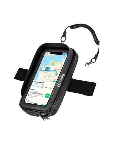 RIDEMAGNET - Supporto universale per smartphone utilizzabile in moto, attacco magnetico al serbatoio, funzione touch screen, re