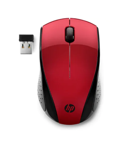 HP WIRELESS MOUSE 220 S RED