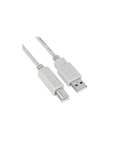 NILOX TECH - Cavo con connettore USB-A 2.0 a connettore USB-B 2.0, maschio a maschio, lunghezza cavo 4.5 mt, schermato, velocit