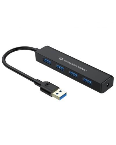 HUB USB 3.0 4-PORTE con Jack Alimentazione