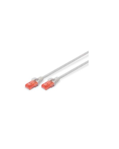 DK-1612-050 CAT 6, U-UTP patch cord, PVC AWG 26/7, length 5 m, color grey