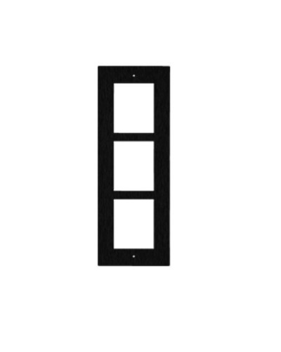 VER FRAME FOR FLUSH INS 3 MOD BLACK