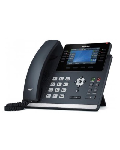 Yealink SIP-T46U, SIP Phone 16 account SIP, Bluetooth via dongle, Wifi via dongle, fino a 27 tasti BLF