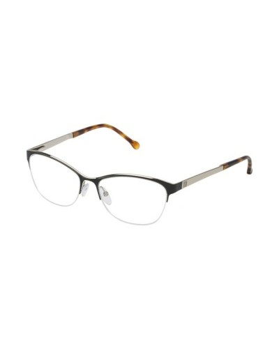 Loewe VLWA03M Montura Gafas Mujer Negro/Oro 53mm - Gafas de Vista Elegantes
