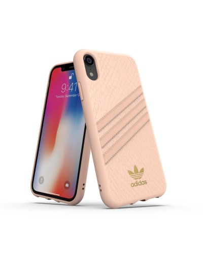 ADIDAS ORIGINALS - Cover SAMBA WOMEN in TPU+Policarbonato con bordi rialzati di colore rosa con strisce rosa compatibile con Ap