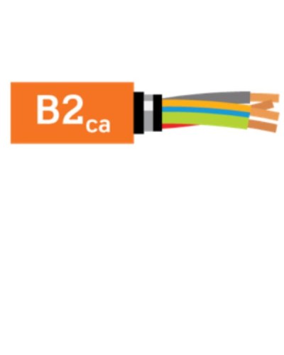 CAVO U/UTP CAT.6A B2CA ARANCIO 500M