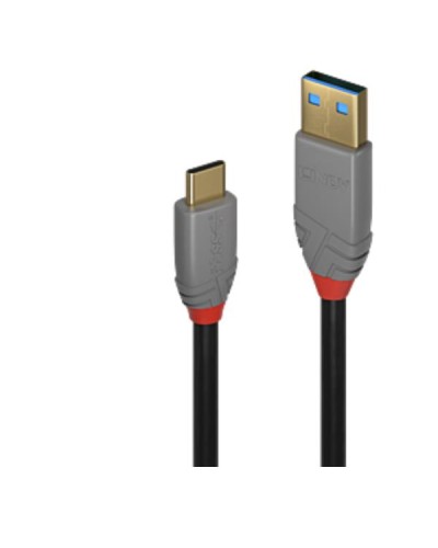 Cavo USB 3.2 Tipo A a C, 10Gbit/s, 5A, PD, Anthra Line, 1.5m