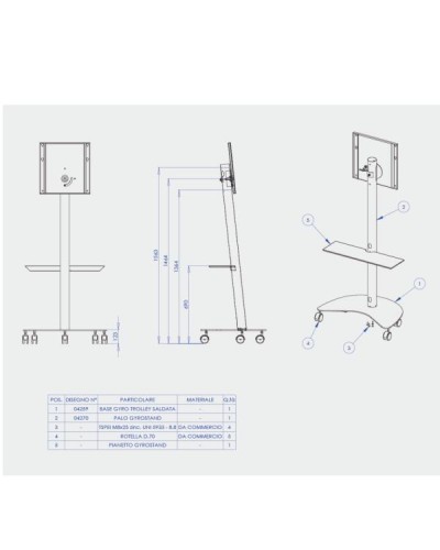 GYRO TROLLEY PER SAMSUNG FLIP 2