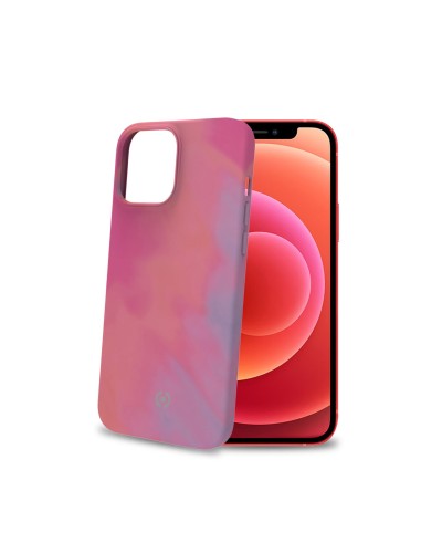 WATERCOLOR - Cover multicolore in TPU con finitura soft touch, bordi anti-scivolo compatibile con Apple iPhone 13