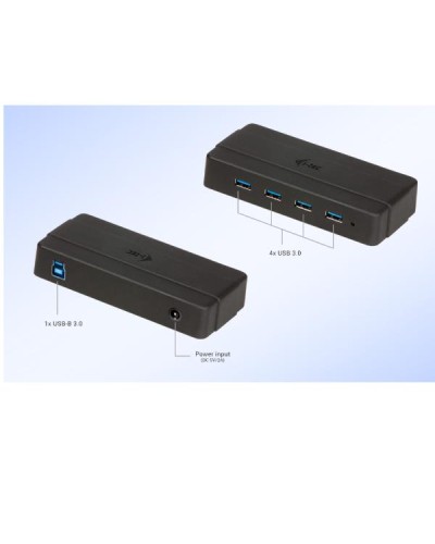 HUB 4 porte USB 3.2 gen. 1 – 5 Gb/s (1x BC1.2) con Alimentatore