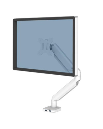 BRACCIO MONITOR SINGOLO PLATINUM COLORE BIANCO