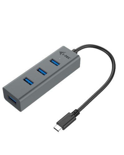 USB-C METAL 4-PORT HUB  4X USB 3.0