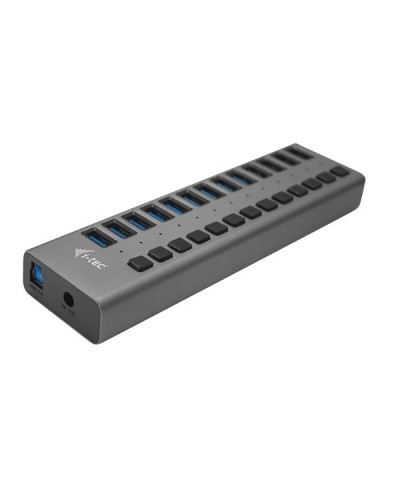 HUB USB-A 3.0 a 13 porte USB A + Alimentatore 60 W