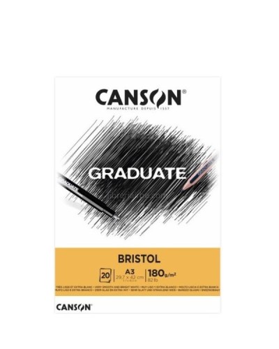 Canson - Blocco bristol a3 20fogli 180g